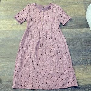 Lilac eyelet dress!